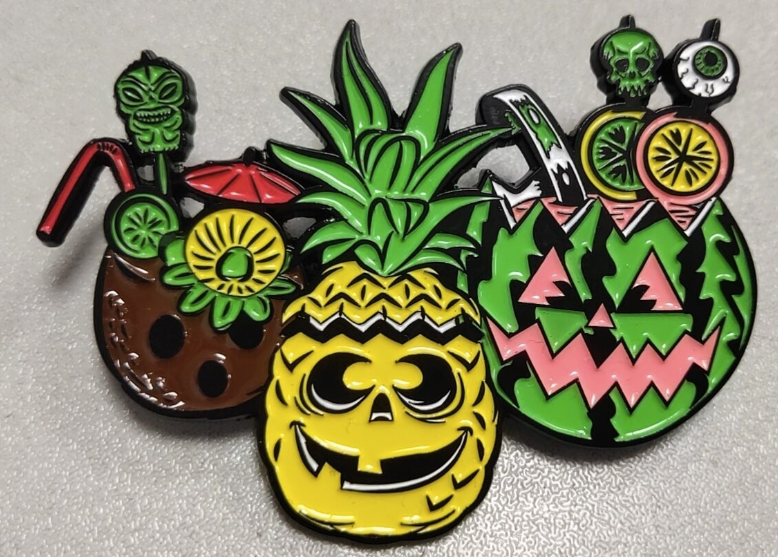 SummerWeen Tiki - Enamel PIN