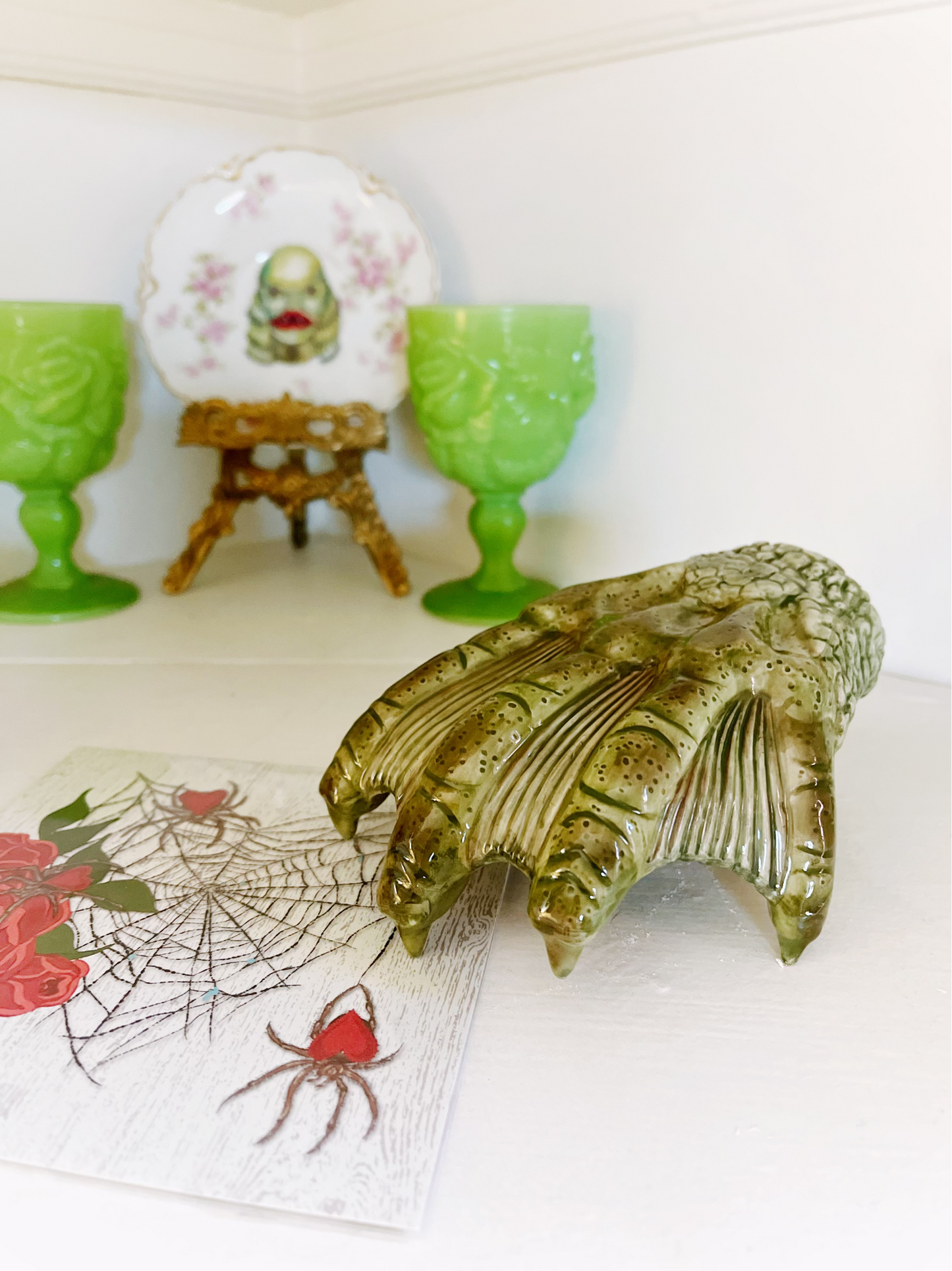 Creature Claw Ceramic Dish