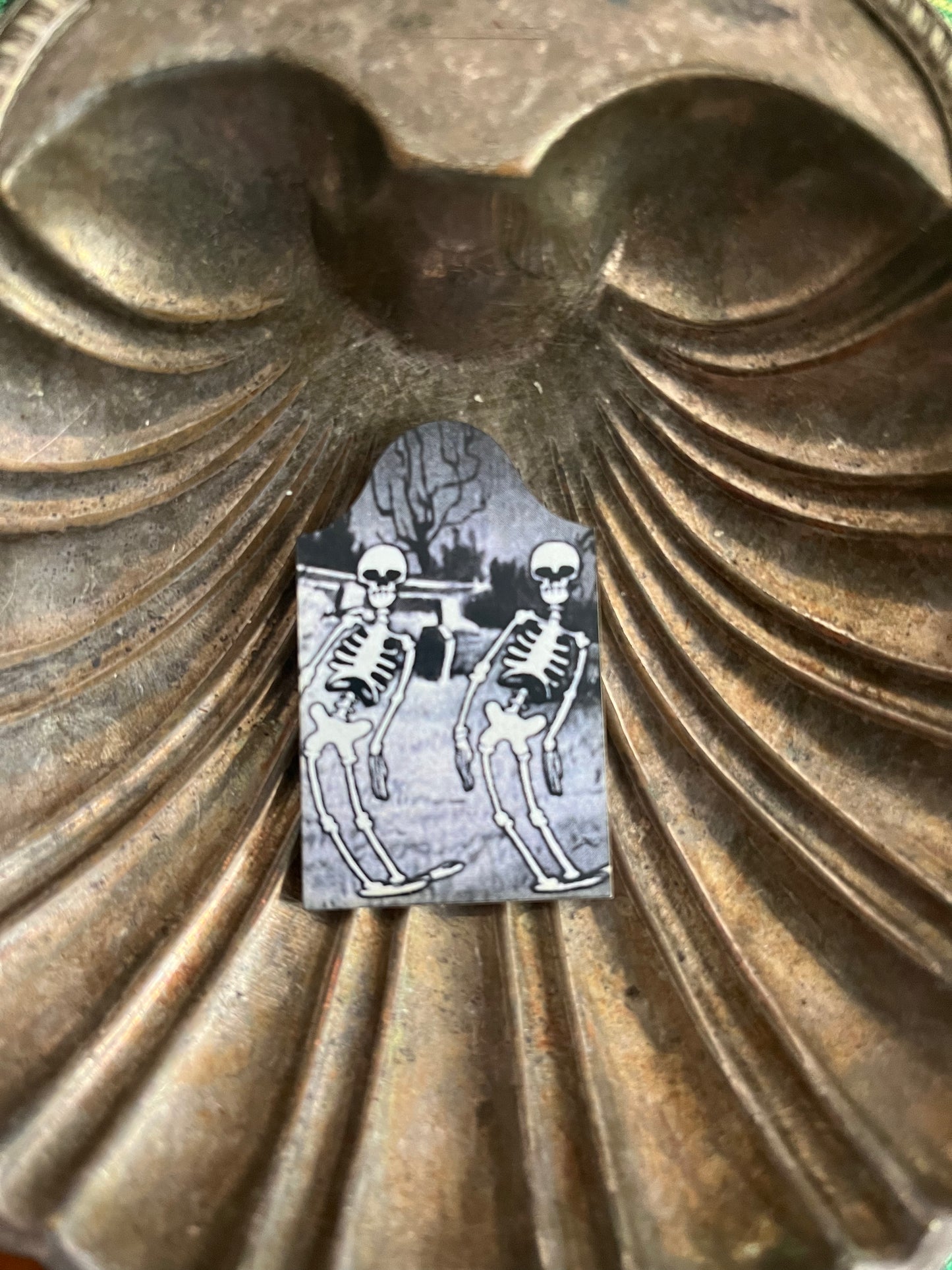 Skeleton Tombstones - Pin Set