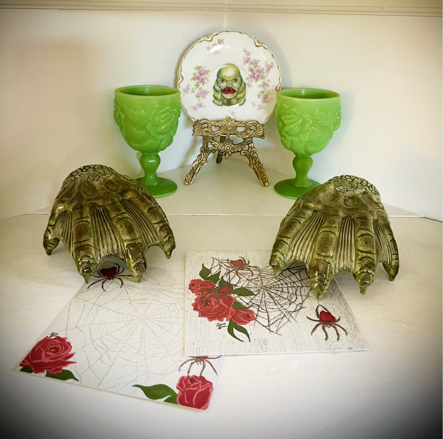 Creature Claw Ceramic Dish