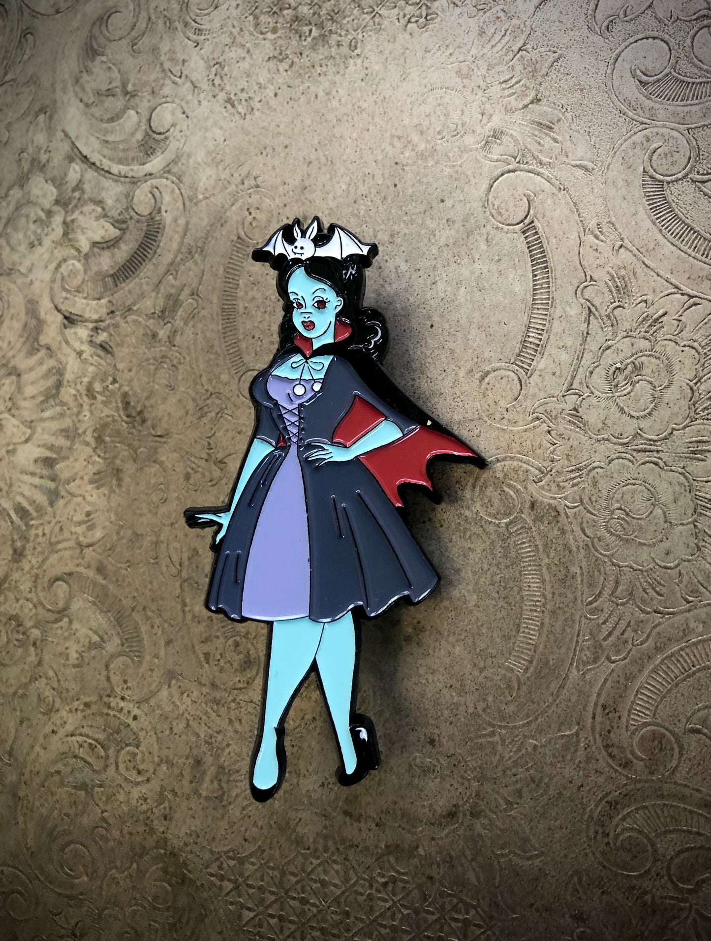 Vampire Bat Babe - Pin