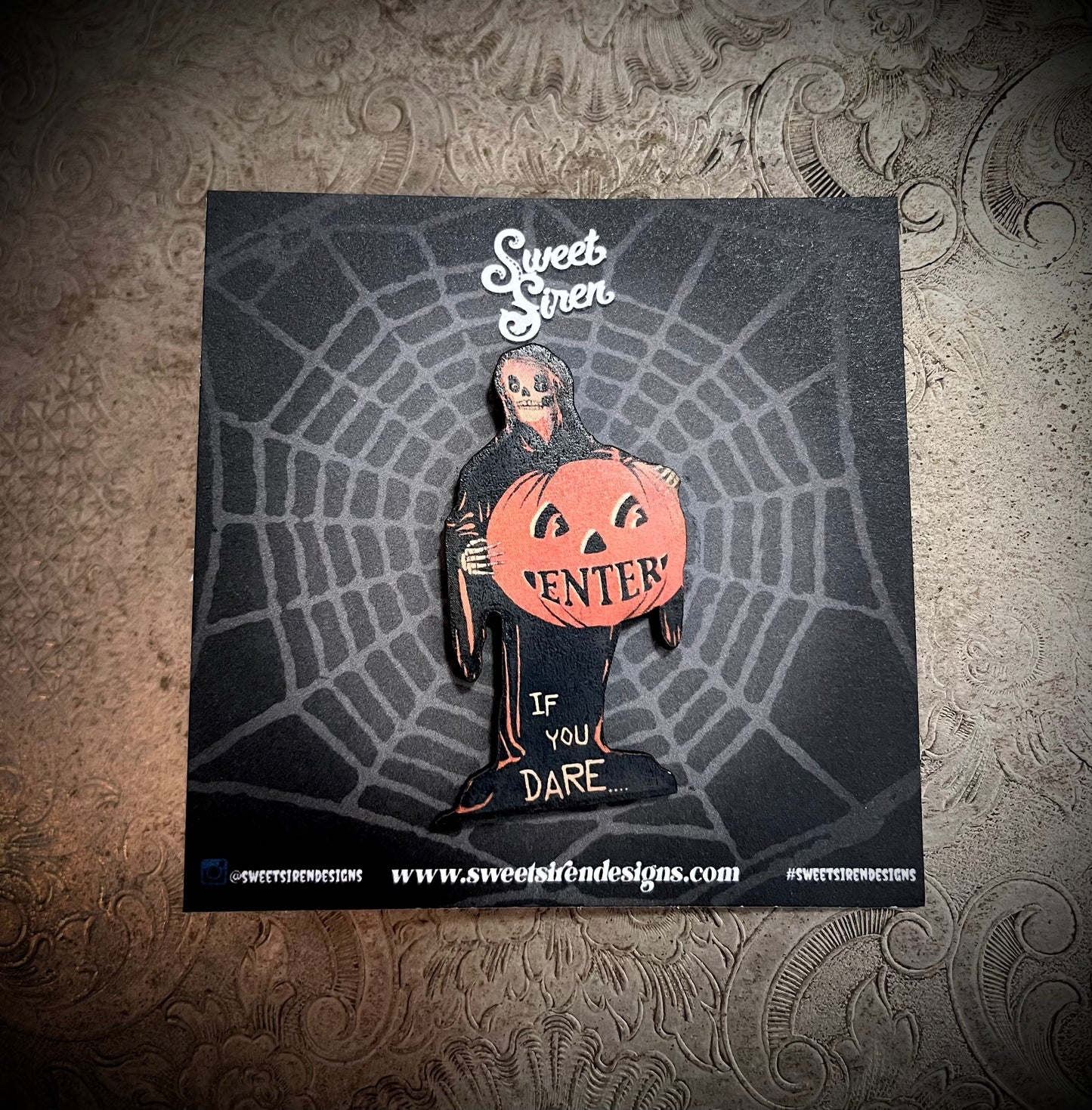 Enter if You Dare Tombstone - PIN