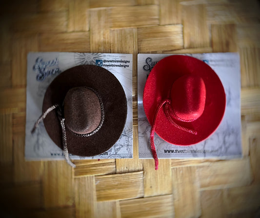 Little Western Hat Brooch