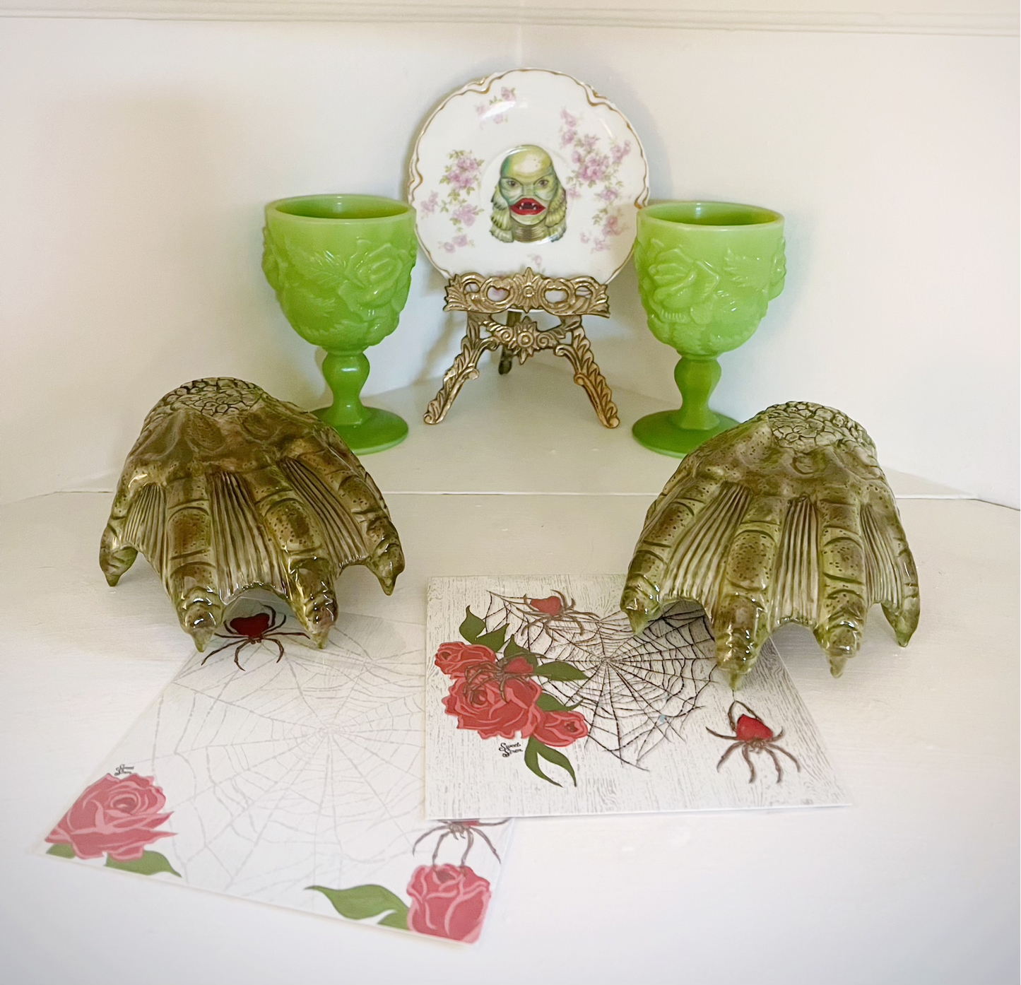 Creature Claw Ceramic Dish