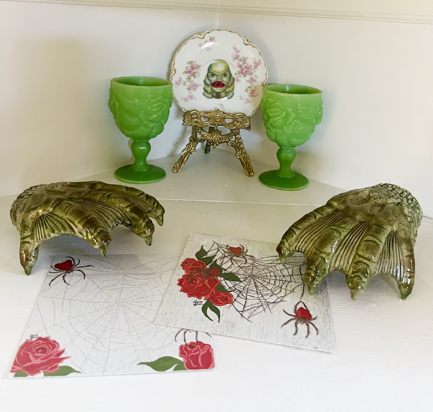 Creature Claw Ceramic Dish