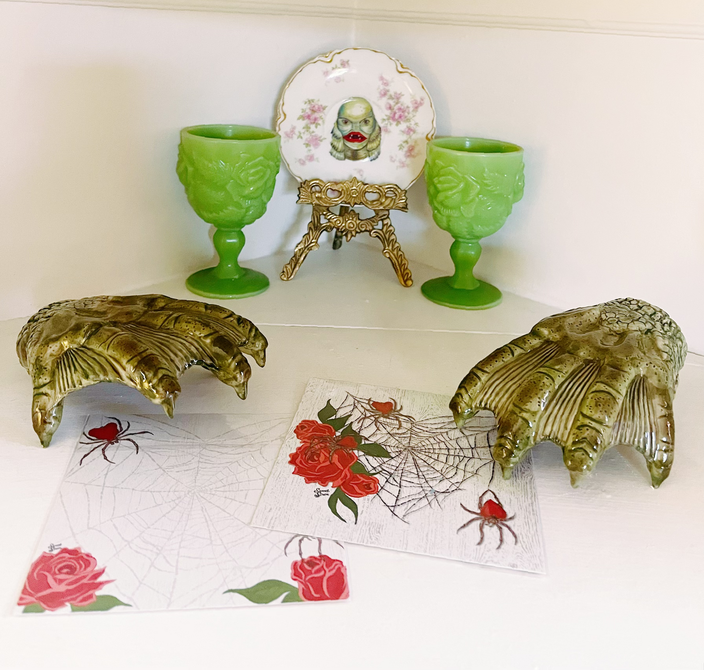 Creature Claw Ceramic Dish