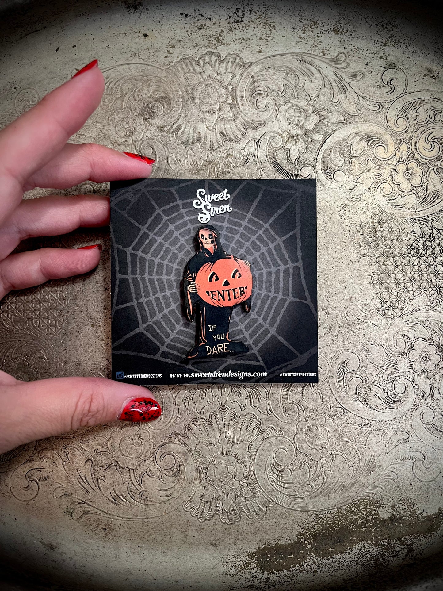 Enter if You Dare Tombstone - PIN