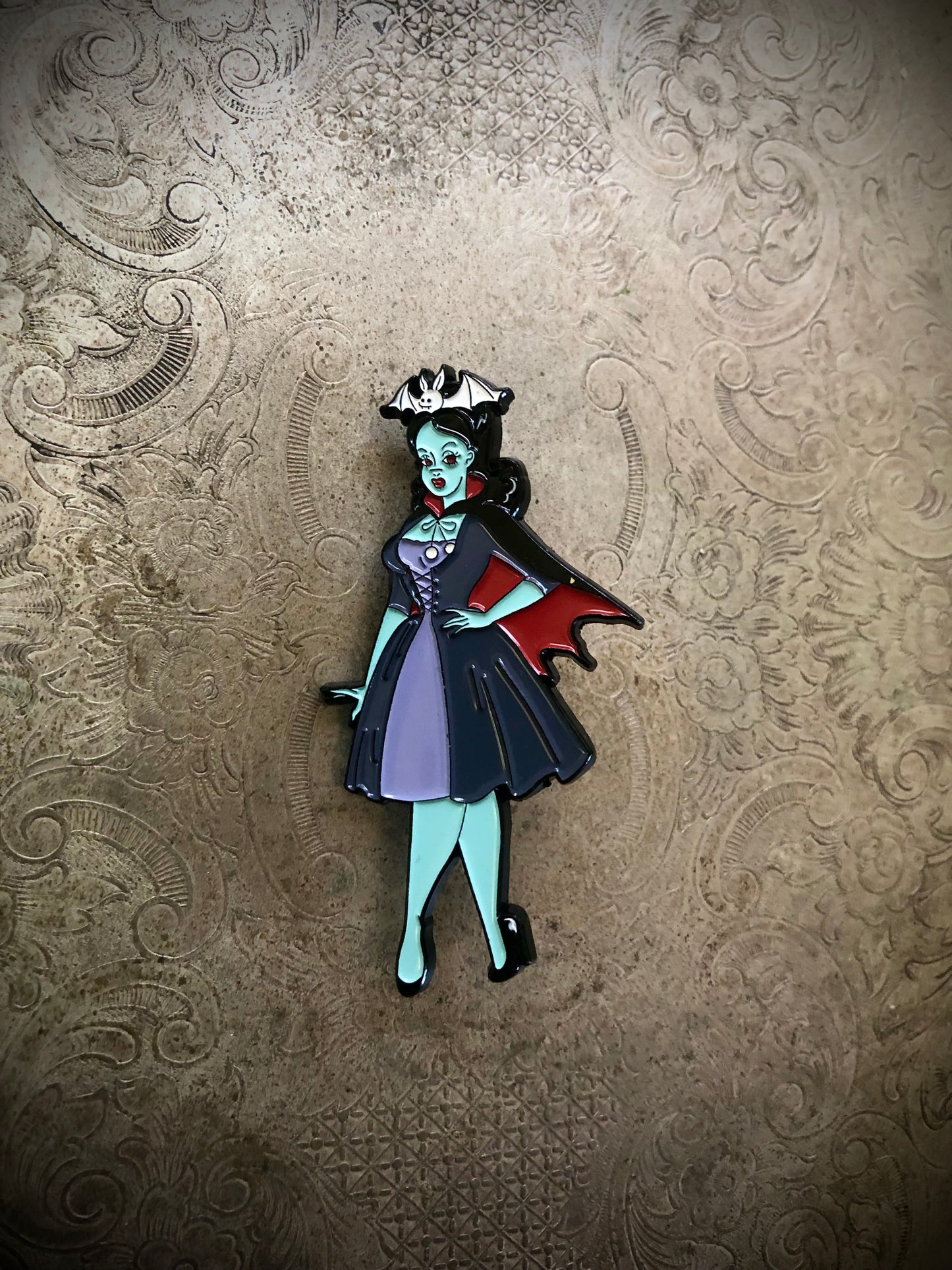Vampire Bat Babe - Pin