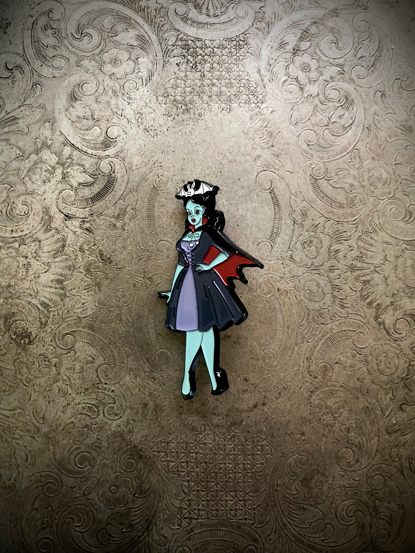 Vampire Bat Babe - Pin