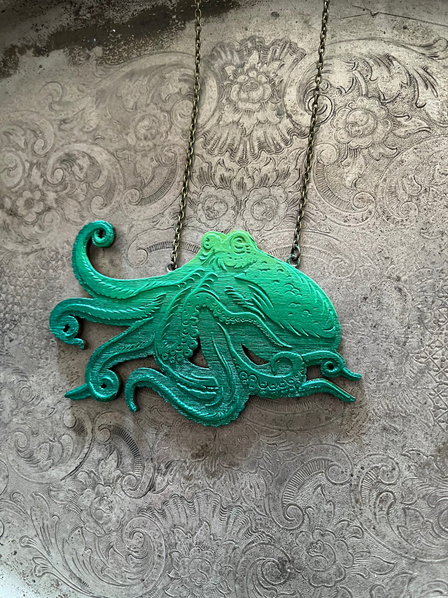 Octopus Necklace - Lagoon Green - SPECIAL EDITION – Lagoon Green