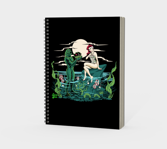 Mid Century Swamp Couple -Notebook