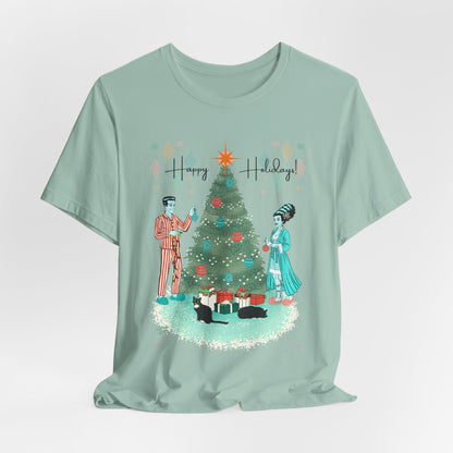 Retro Monsters Holiday  - Unisex Tee