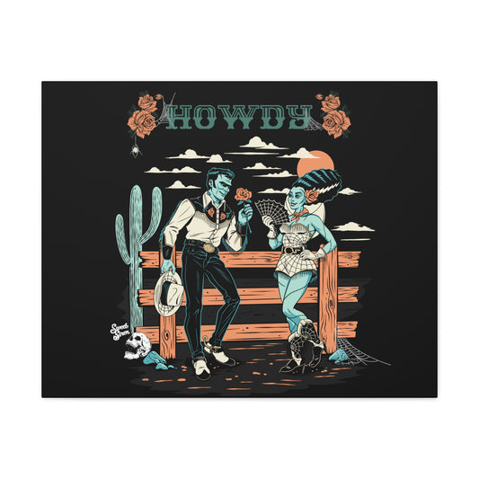 Howdy Monsters - Canvas Prints