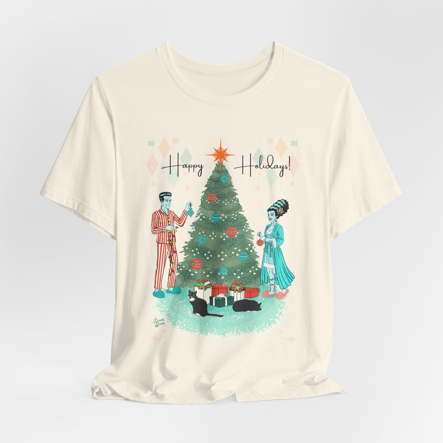Retro Monsters Holiday  - Unisex Tee