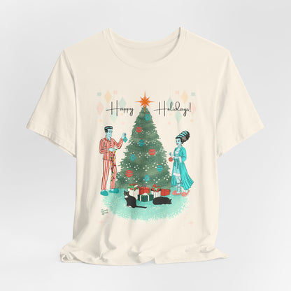 Retro Monsters Holiday  - Unisex Tee