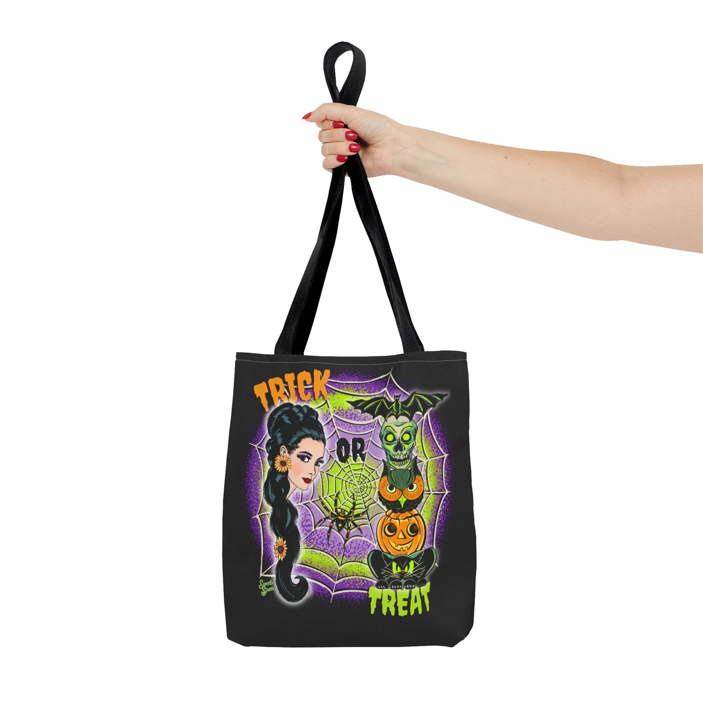 Retro Trick or Treat  - Tote Bag