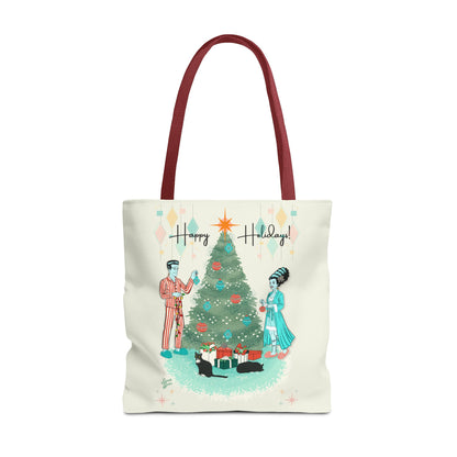 Retro Monsters Holiday - Tote Bag