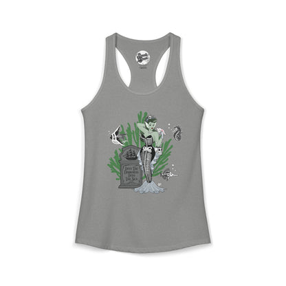 Skeleton Mermaid - Women's Racerback Tank