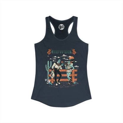 Howdy Western Monsters - Women's Racerback Tank