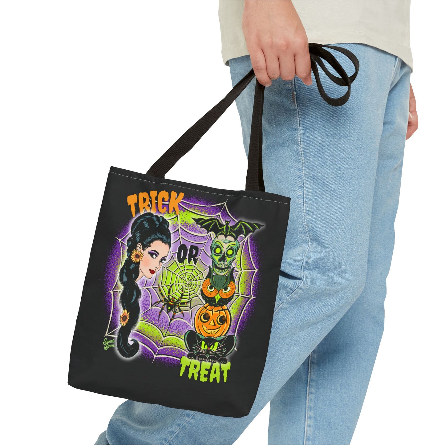 Retro Trick or Treat  - Tote Bag