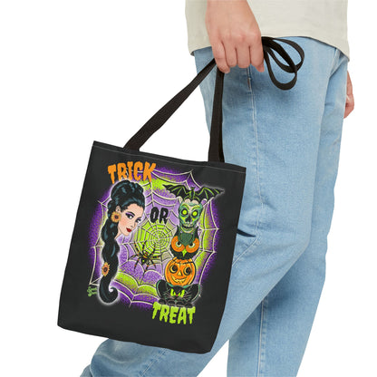 Retro Trick or Treat  - Tote Bag
