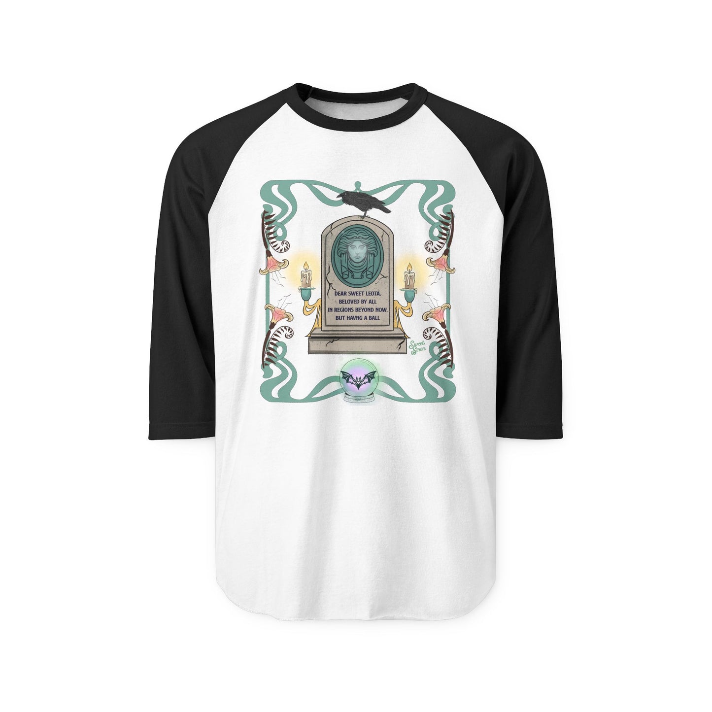 Swetet Leota- Unisex Three-Quarter Sleeve Raglan Shirt
