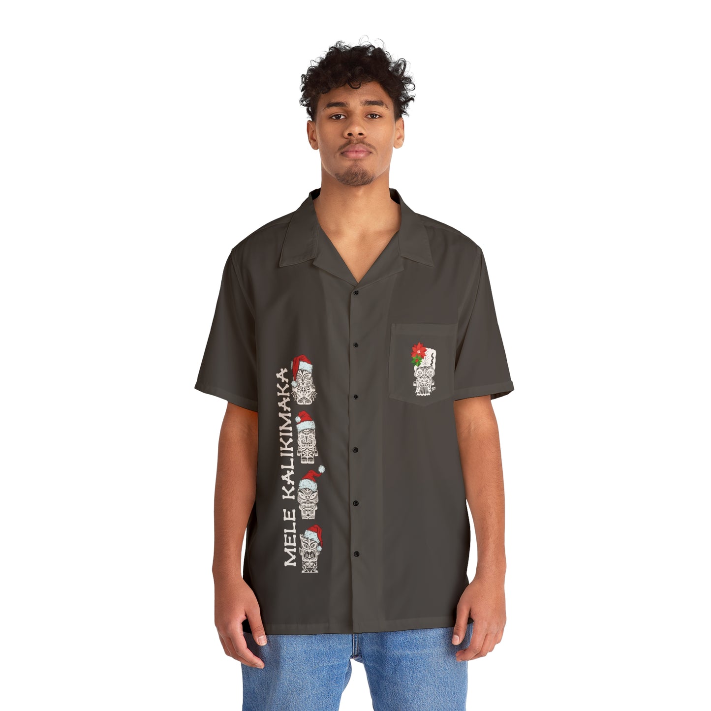 Tiki Monsters Aloha Holiday - Men's Button Down Shirt