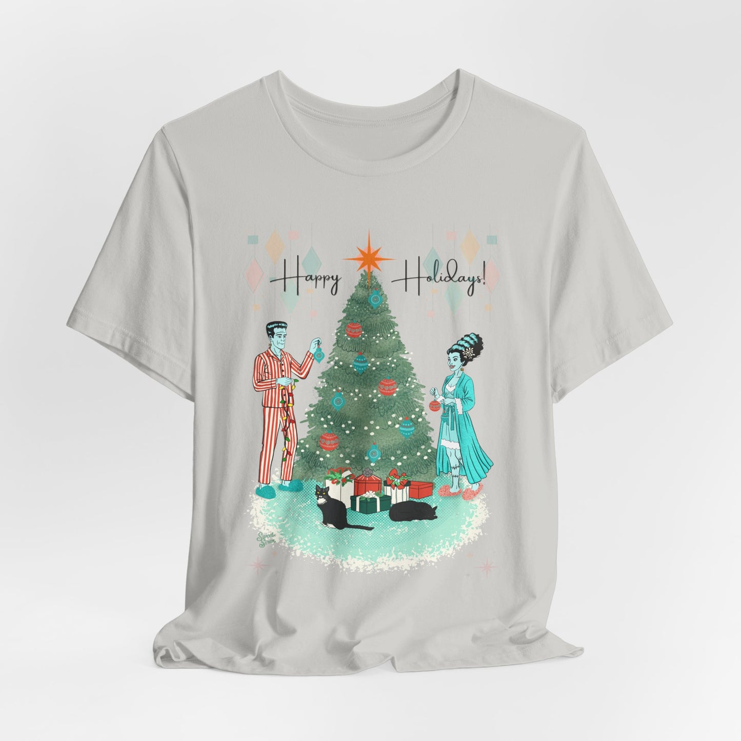 Retro Monsters Holiday  - Unisex Tee