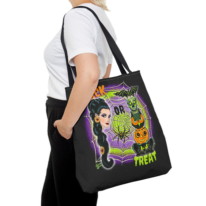 Retro Trick or Treat  - Tote Bag