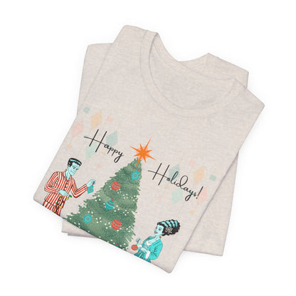 Retro Monsters Holiday  - Unisex Tee