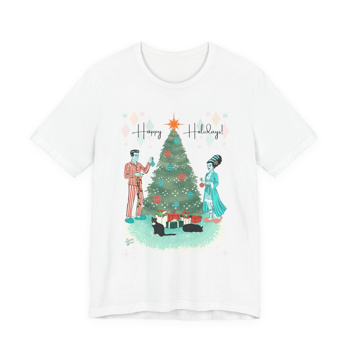 Retro Monsters Holiday  - Unisex Tee
