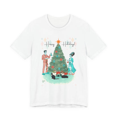 Retro Monsters Holiday  - Unisex Tee