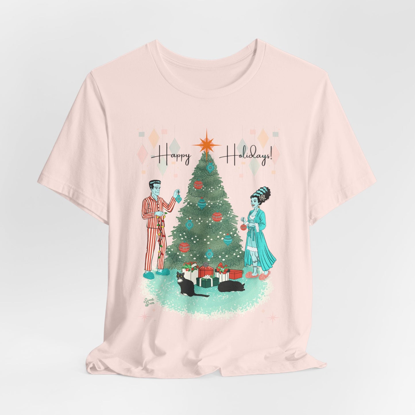 Retro Monsters Holiday  - Unisex Tee