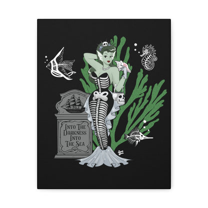 Skeleton MerBabe - Canvas Print