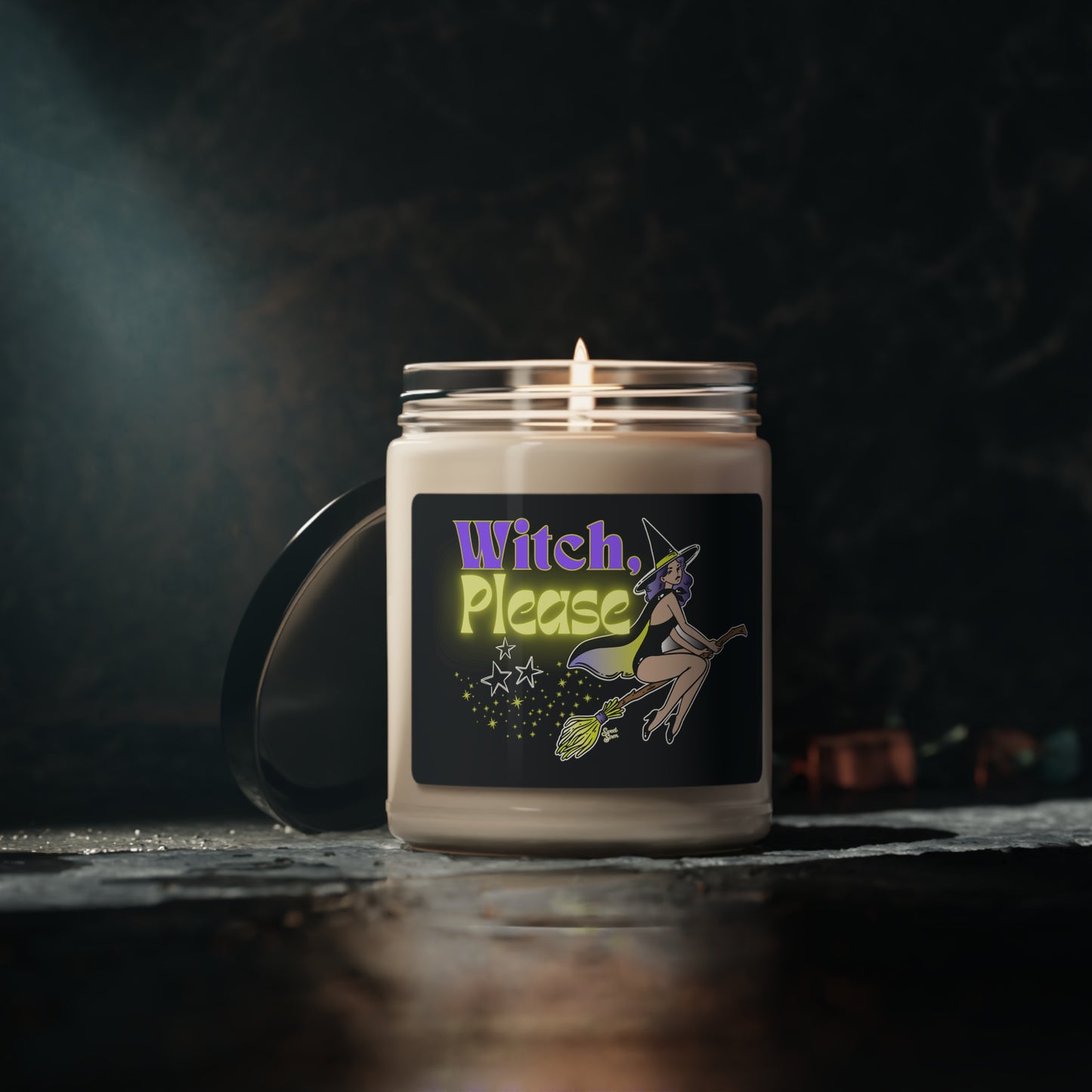 Witch, Please Broomstick - Scented Soy Candle, 9oz