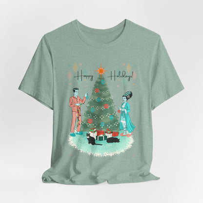 Retro Monsters Holiday  - Unisex Tee