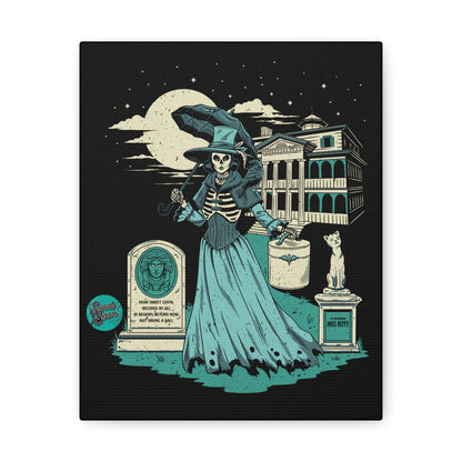 Lady Hatbox Ghost - Canvas Prints