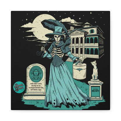 Lady Hatbox Ghost - Canvas Prints