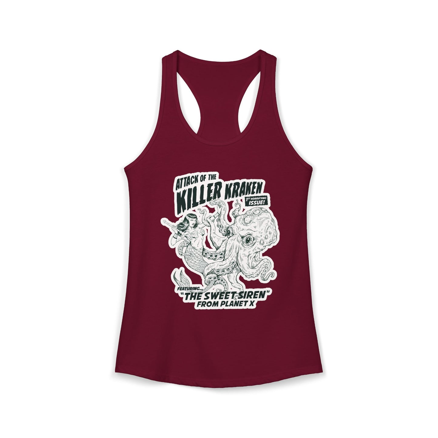 Attack of the Killer Kraken - Women's Racerback Tank