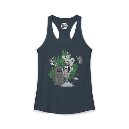Skeleton Mermaid - Women's Racerback Tank