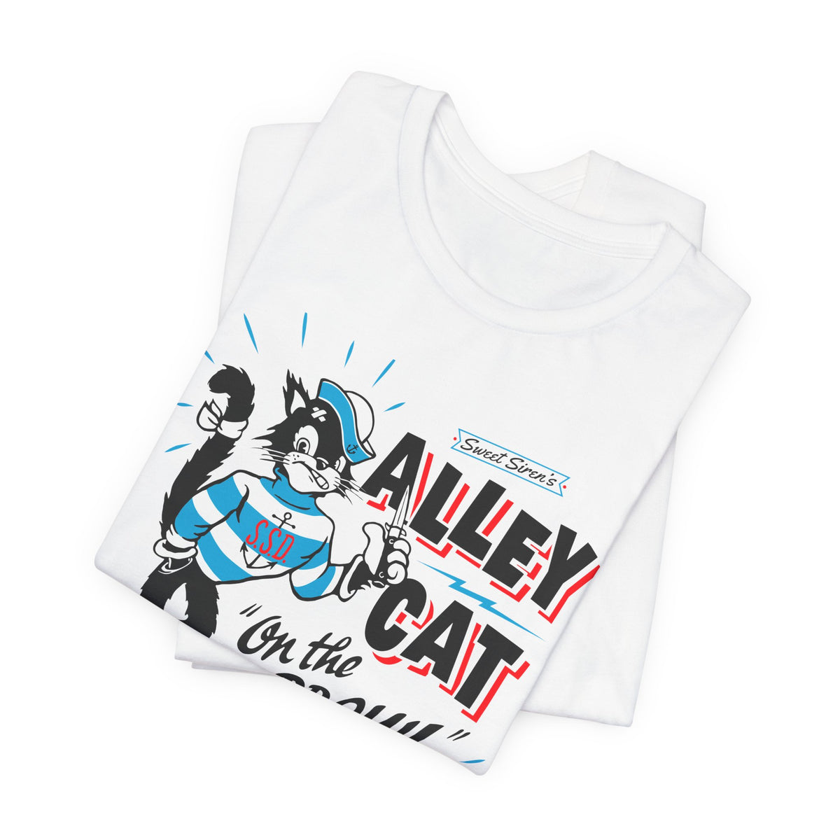 Alley Cat on the Prowl - Unisex Tee