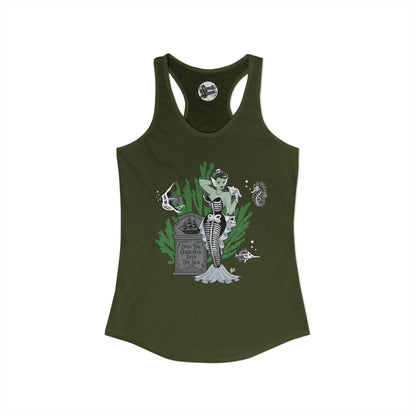 Skeleton Mermaid - Women's Racerback Tank