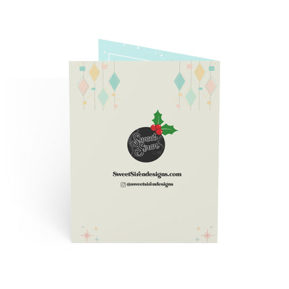 Retro Monsters Holiday  - Greeting Cards