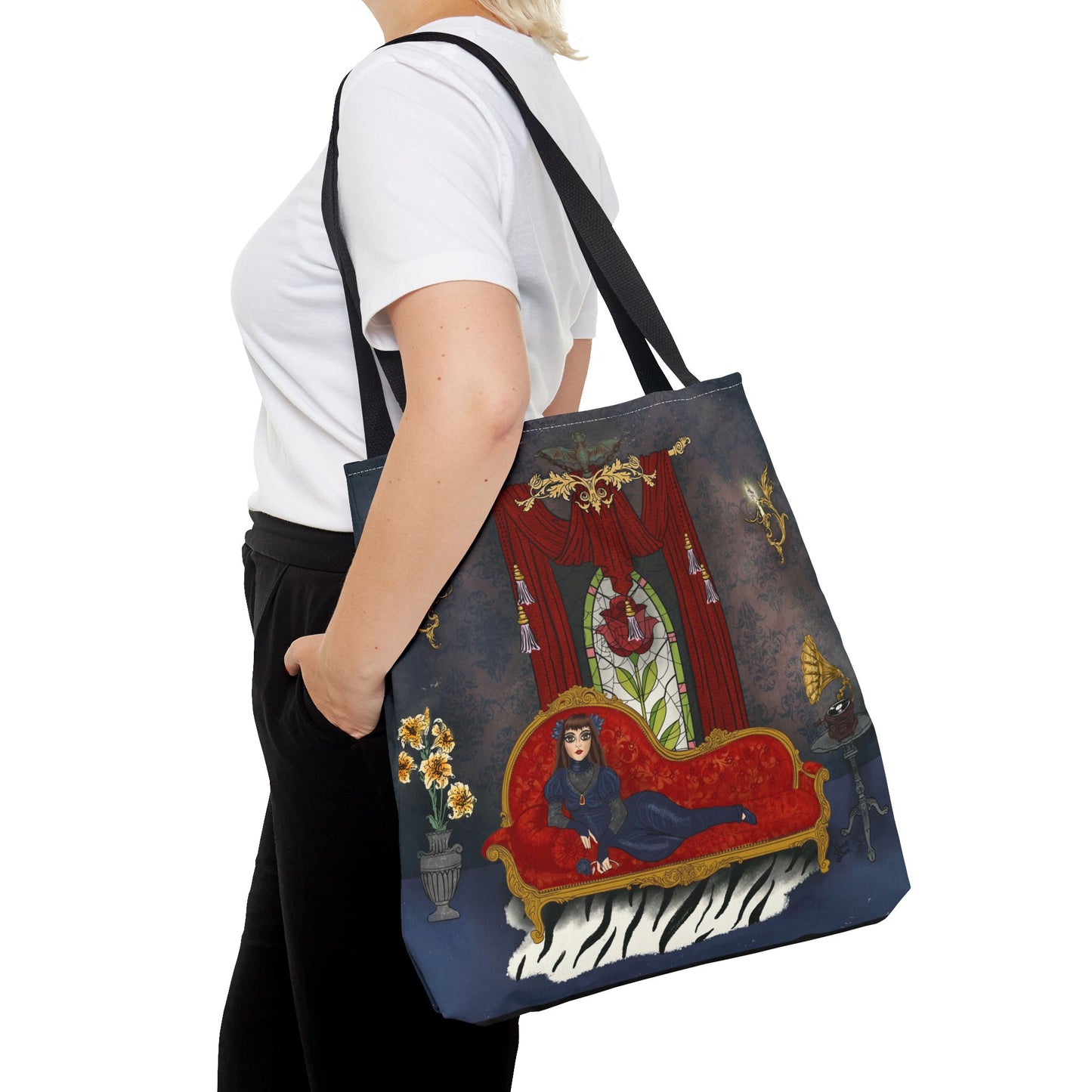 Haunted Werecat Lady  - Tote Bag