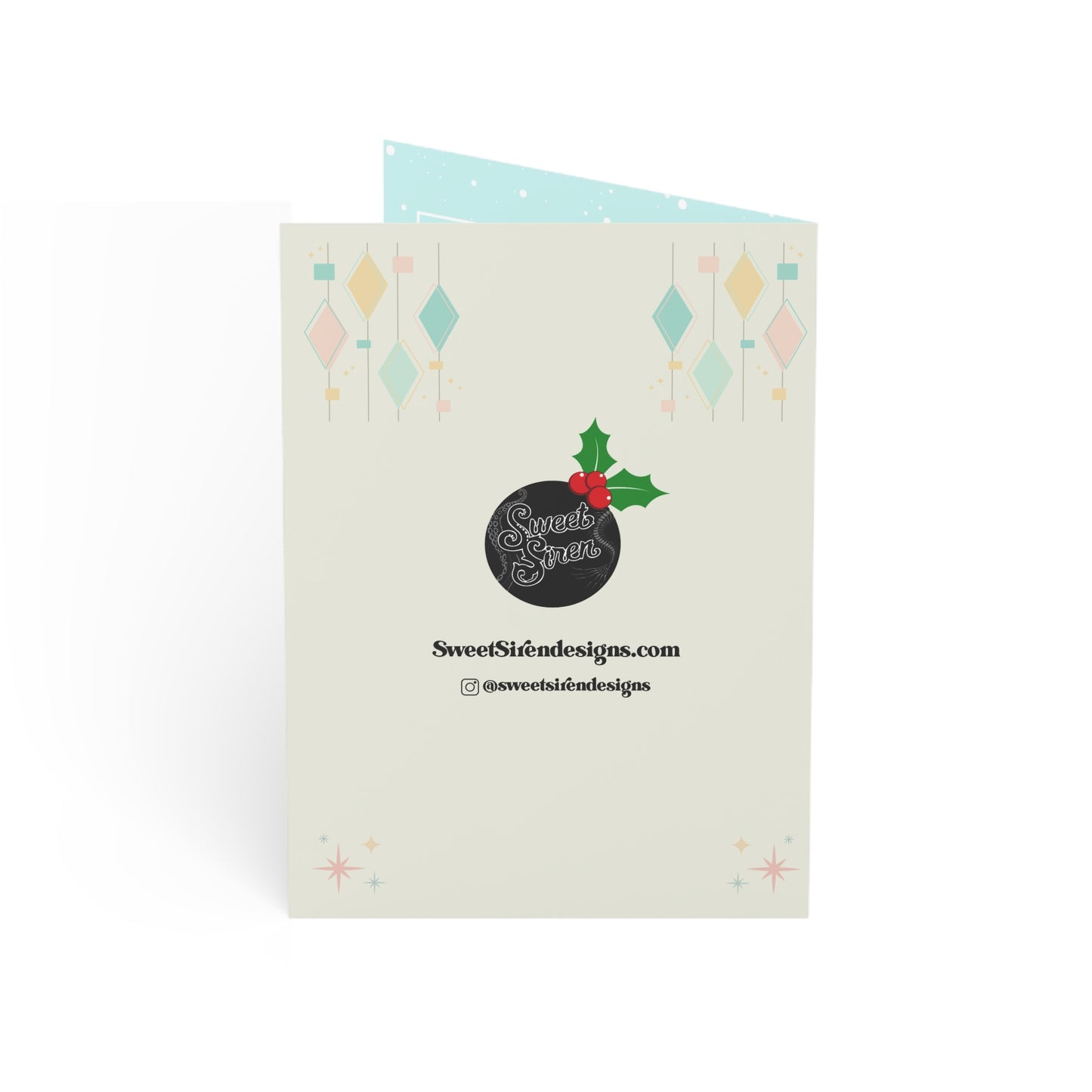 Retro Monsters Holiday  - Greeting Cards