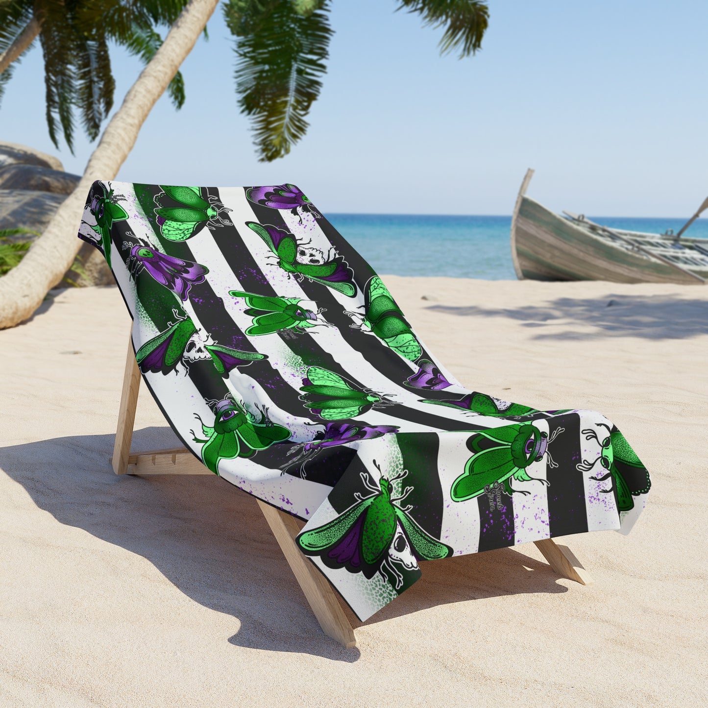 BeetleStripes  - Beach Towel