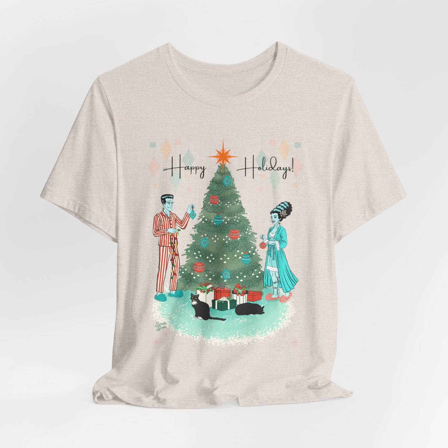 Retro Monsters Holiday  - Unisex Tee