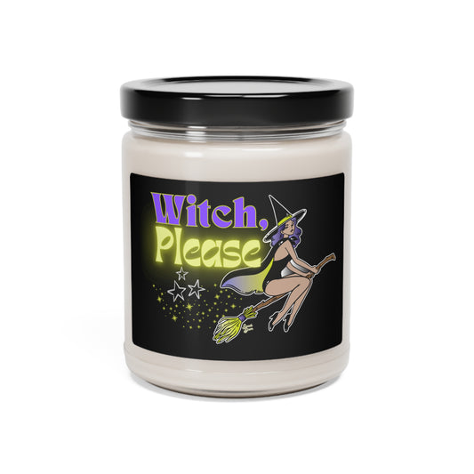 Witch, Please Broomstick - Scented Soy Candle, 9oz