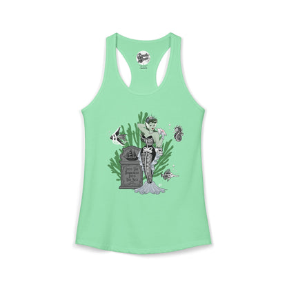 Skeleton Mermaid - Women's Racerback Tank