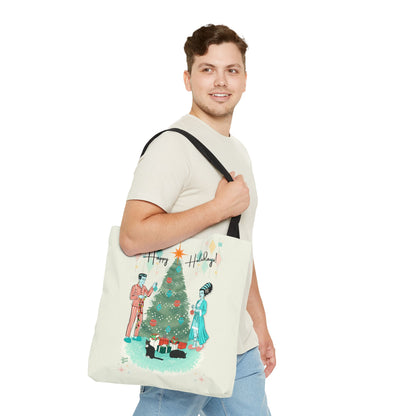 Retro Monsters Holiday - Tote Bag